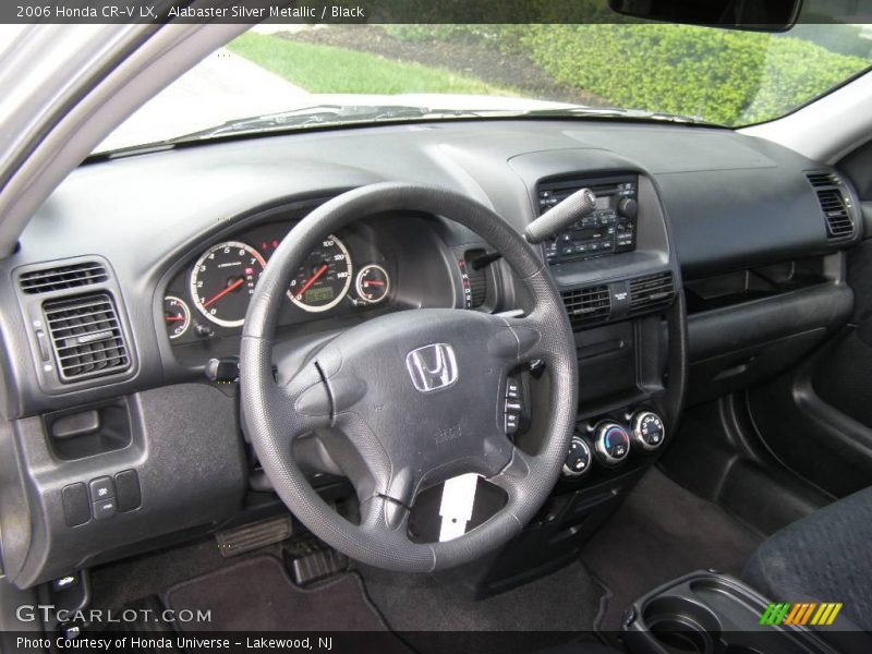 Alabaster Silver Metallic / Black 2006 Honda CR-V LX