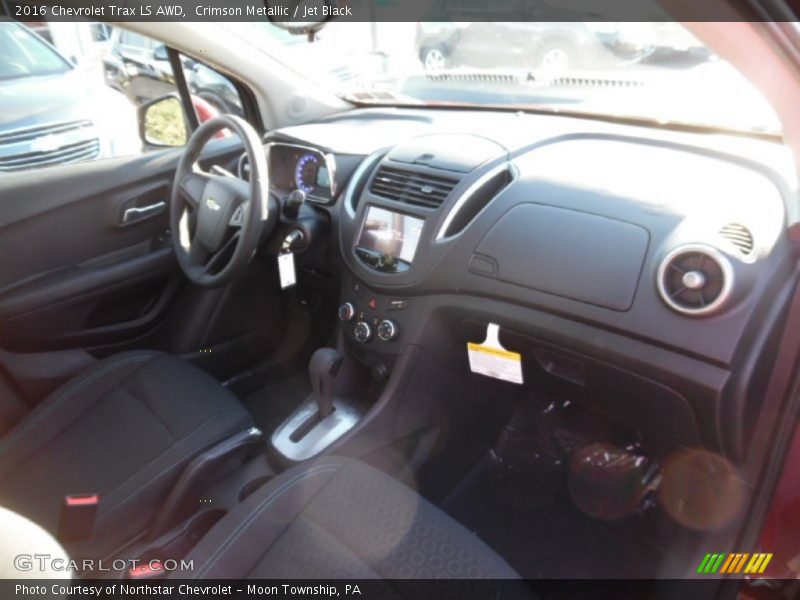 Crimson Metallic / Jet Black 2016 Chevrolet Trax LS AWD