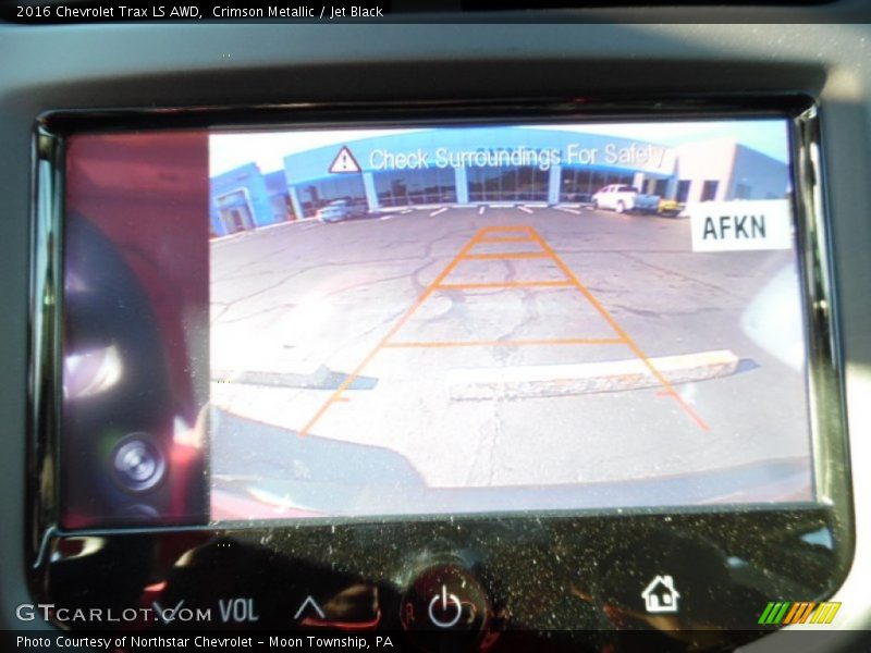 Crimson Metallic / Jet Black 2016 Chevrolet Trax LS AWD