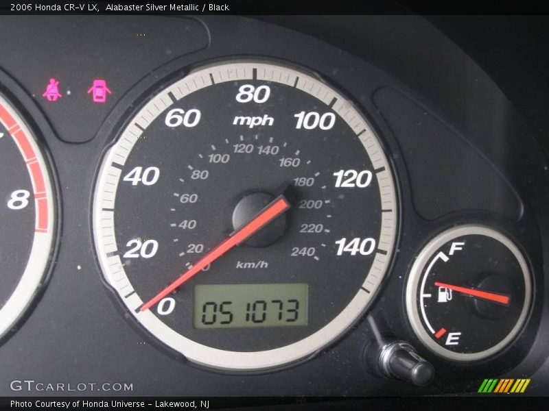 Alabaster Silver Metallic / Black 2006 Honda CR-V LX
