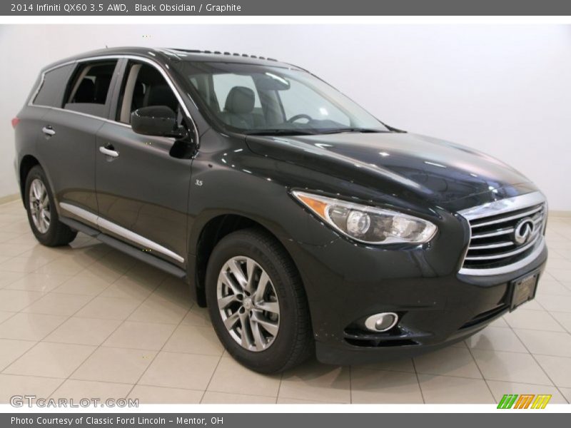 Black Obsidian / Graphite 2014 Infiniti QX60 3.5 AWD