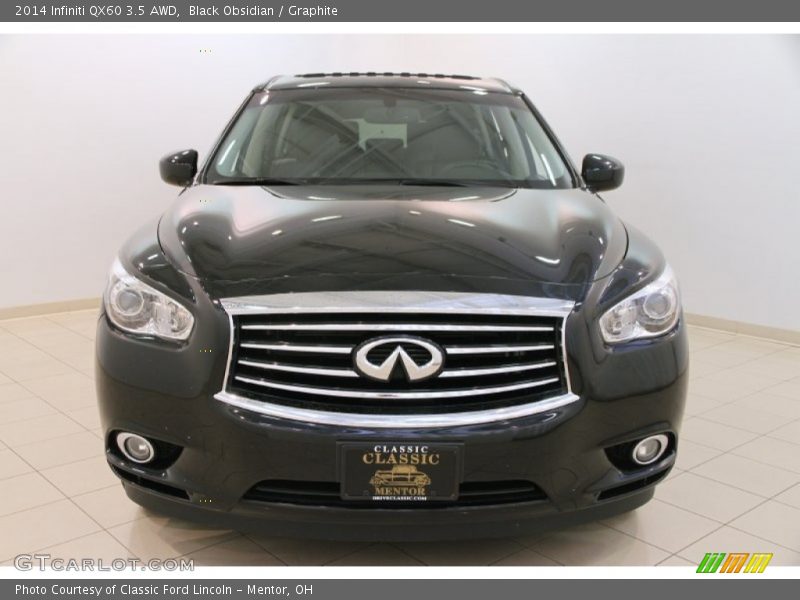 Black Obsidian / Graphite 2014 Infiniti QX60 3.5 AWD