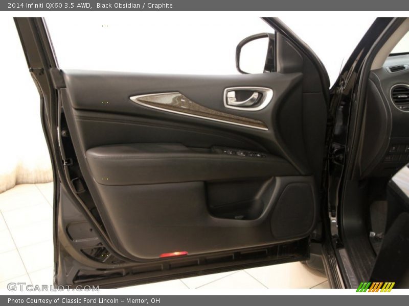 Black Obsidian / Graphite 2014 Infiniti QX60 3.5 AWD