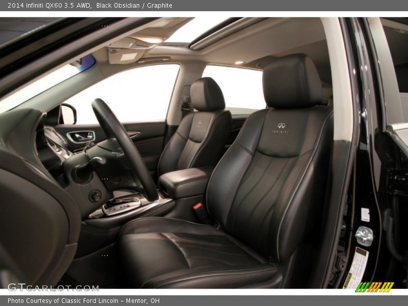 Black Obsidian / Graphite 2014 Infiniti QX60 3.5 AWD