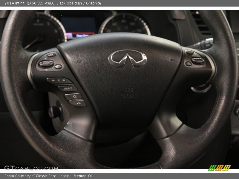Black Obsidian / Graphite 2014 Infiniti QX60 3.5 AWD