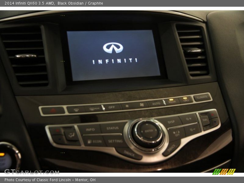 Black Obsidian / Graphite 2014 Infiniti QX60 3.5 AWD