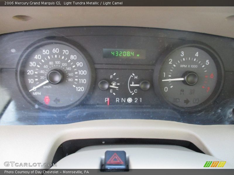 Light Tundra Metallic / Light Camel 2006 Mercury Grand Marquis GS
