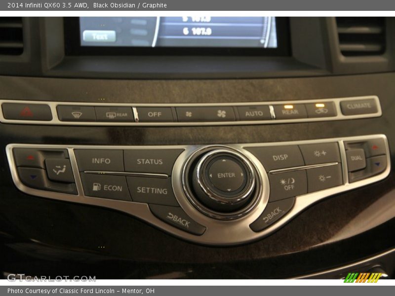 Black Obsidian / Graphite 2014 Infiniti QX60 3.5 AWD