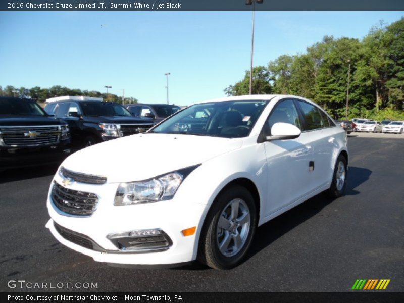 Summit White / Jet Black 2016 Chevrolet Cruze Limited LT