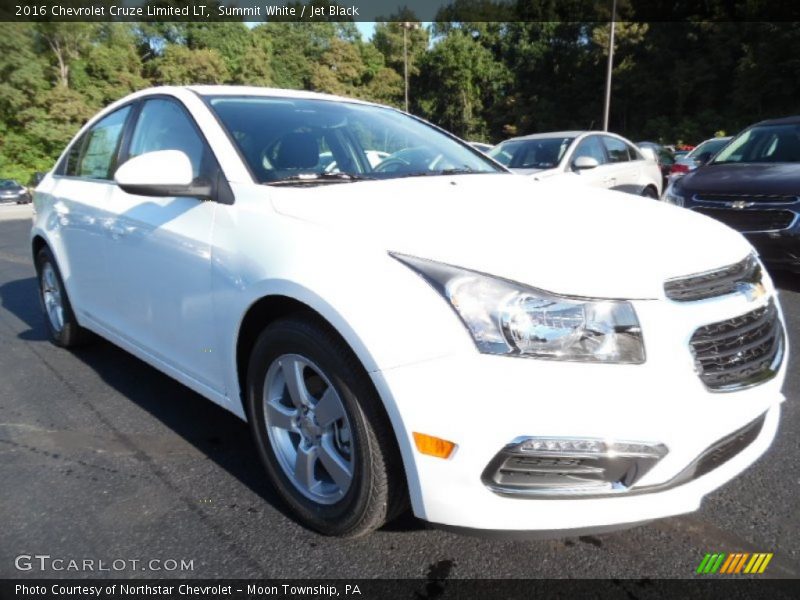 Summit White / Jet Black 2016 Chevrolet Cruze Limited LT