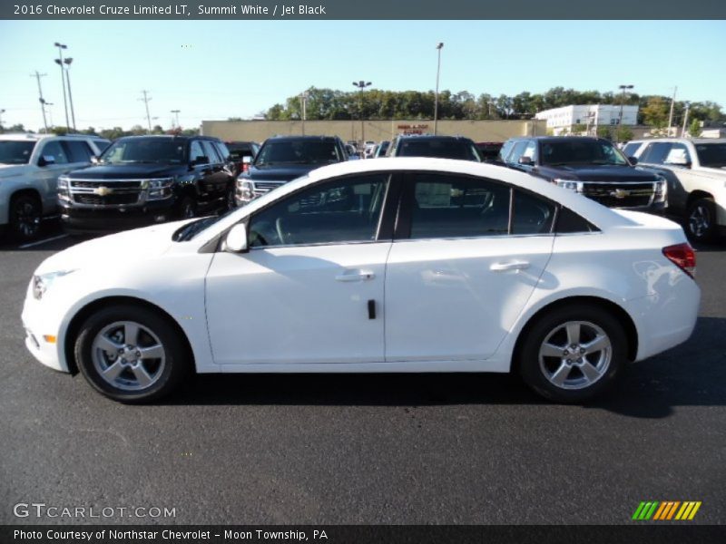 Summit White / Jet Black 2016 Chevrolet Cruze Limited LT