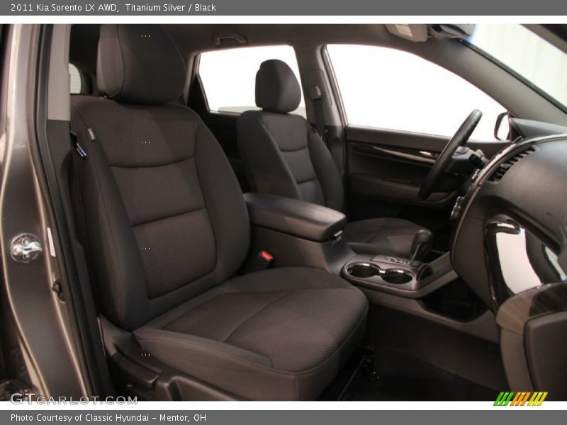 Titanium Silver / Black 2011 Kia Sorento LX AWD