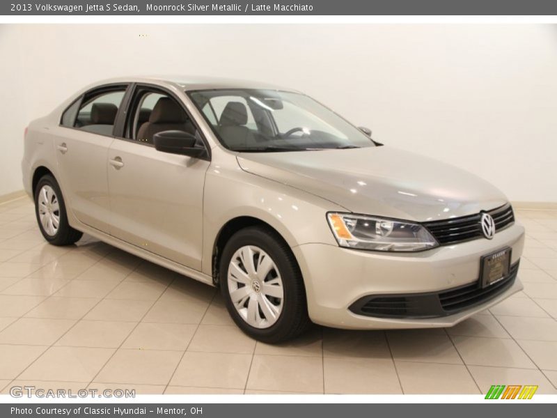 Moonrock Silver Metallic / Latte Macchiato 2013 Volkswagen Jetta S Sedan