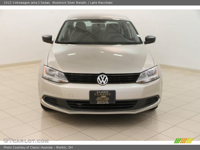 Moonrock Silver Metallic / Latte Macchiato 2013 Volkswagen Jetta S Sedan