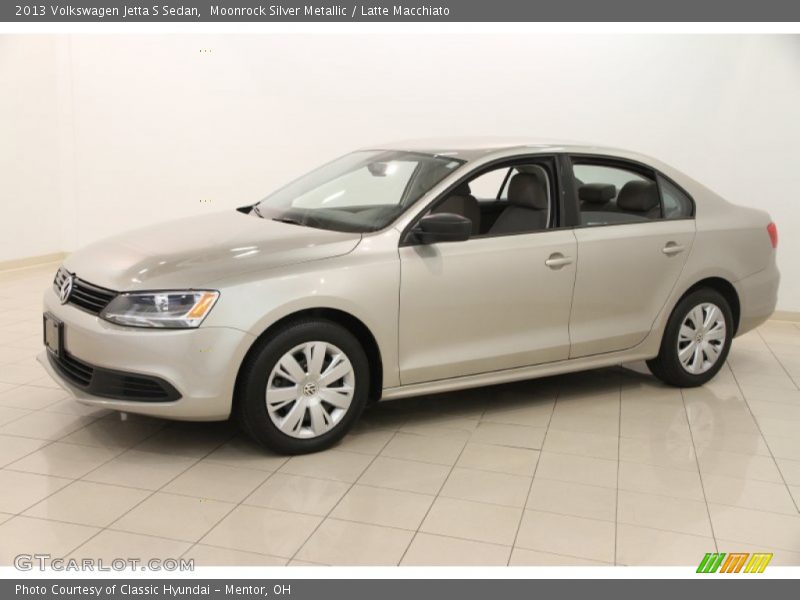 Moonrock Silver Metallic / Latte Macchiato 2013 Volkswagen Jetta S Sedan