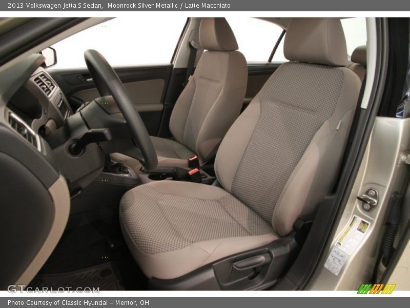 Moonrock Silver Metallic / Latte Macchiato 2013 Volkswagen Jetta S Sedan