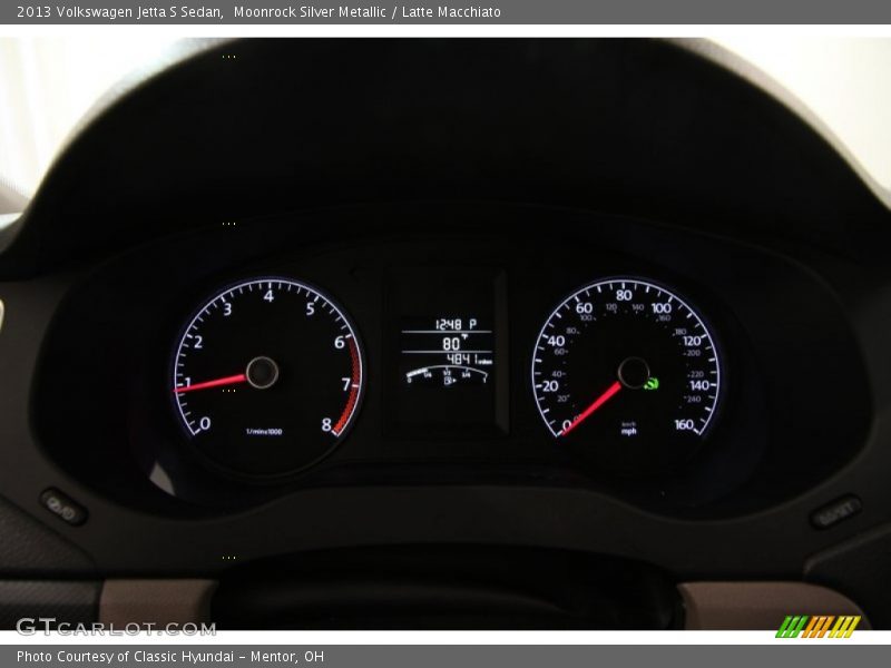 Moonrock Silver Metallic / Latte Macchiato 2013 Volkswagen Jetta S Sedan