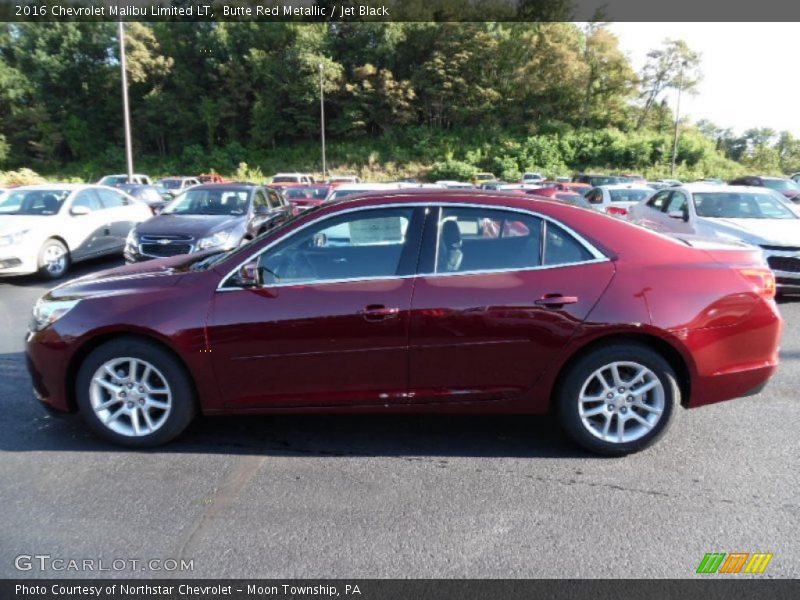 Butte Red Metallic / Jet Black 2016 Chevrolet Malibu Limited LT