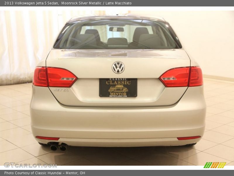 Moonrock Silver Metallic / Latte Macchiato 2013 Volkswagen Jetta S Sedan