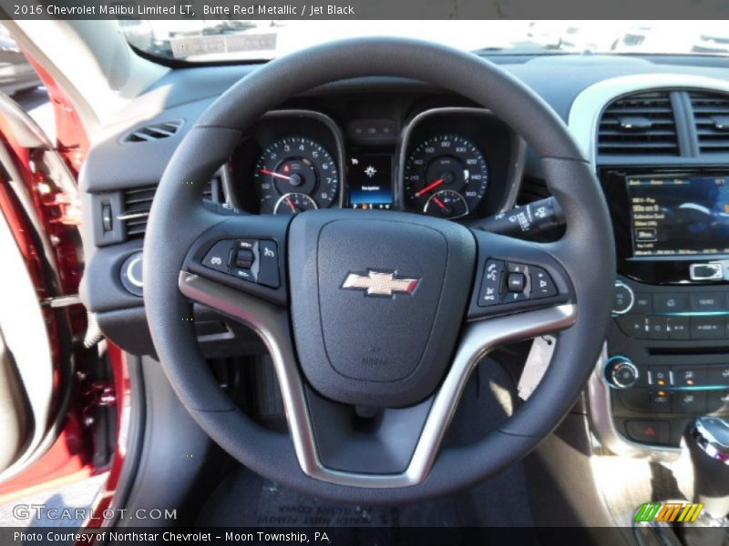 Butte Red Metallic / Jet Black 2016 Chevrolet Malibu Limited LT