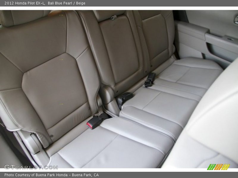 Bali Blue Pearl / Beige 2012 Honda Pilot EX-L