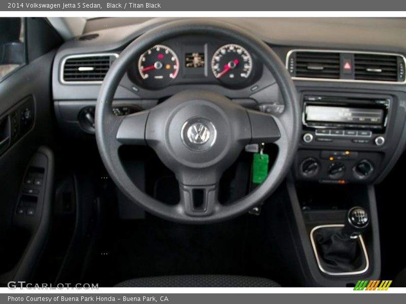 Black / Titan Black 2014 Volkswagen Jetta S Sedan