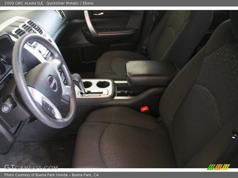 Quicksilver Metallic / Ebony 2009 GMC Acadia SLE