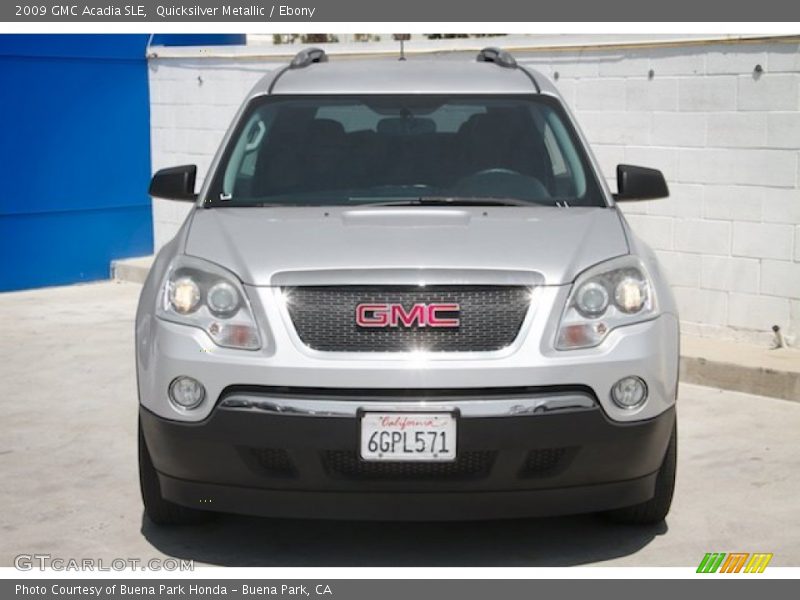 Quicksilver Metallic / Ebony 2009 GMC Acadia SLE