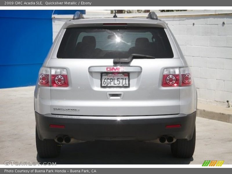 Quicksilver Metallic / Ebony 2009 GMC Acadia SLE
