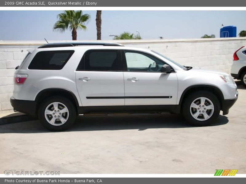 Quicksilver Metallic / Ebony 2009 GMC Acadia SLE