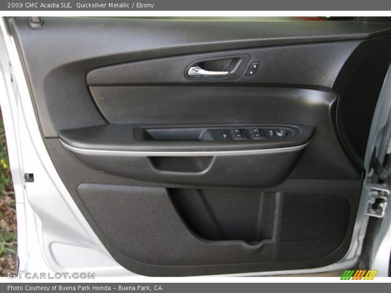 Quicksilver Metallic / Ebony 2009 GMC Acadia SLE