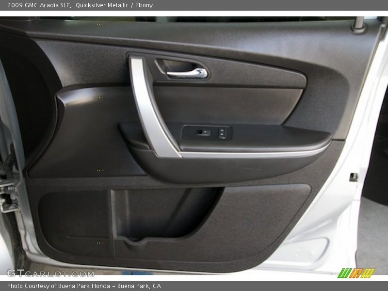 Quicksilver Metallic / Ebony 2009 GMC Acadia SLE