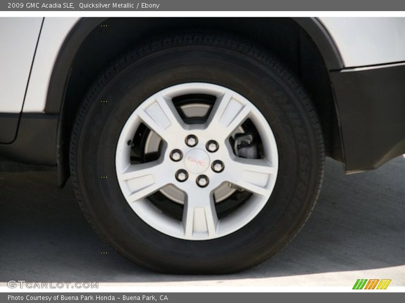 Quicksilver Metallic / Ebony 2009 GMC Acadia SLE