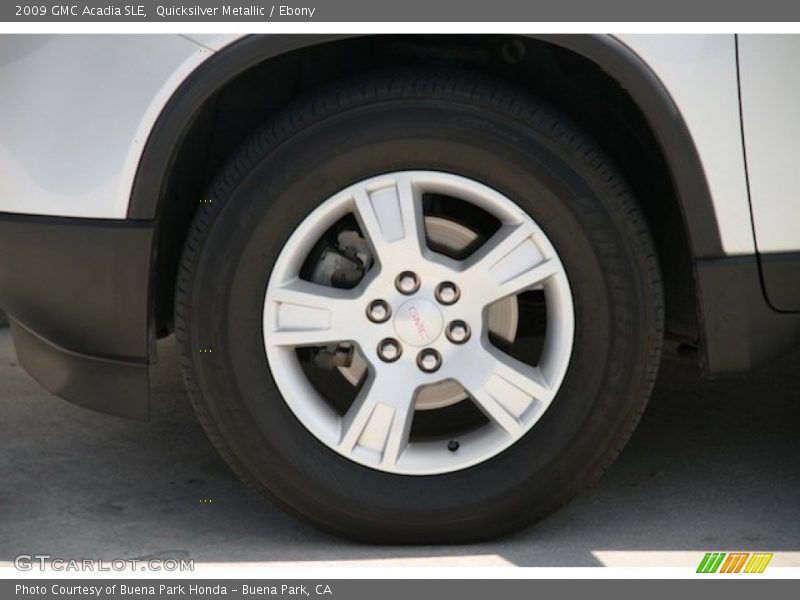 Quicksilver Metallic / Ebony 2009 GMC Acadia SLE
