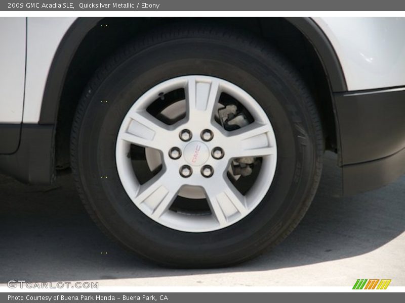 Quicksilver Metallic / Ebony 2009 GMC Acadia SLE