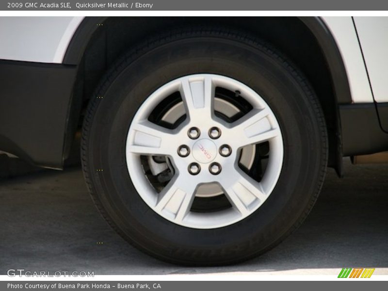 Quicksilver Metallic / Ebony 2009 GMC Acadia SLE