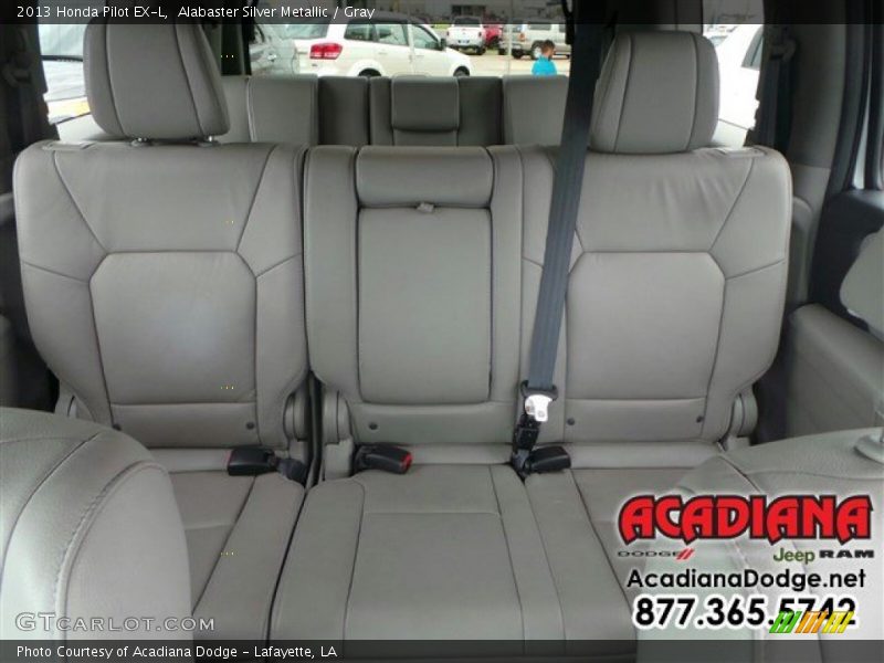 Alabaster Silver Metallic / Gray 2013 Honda Pilot EX-L