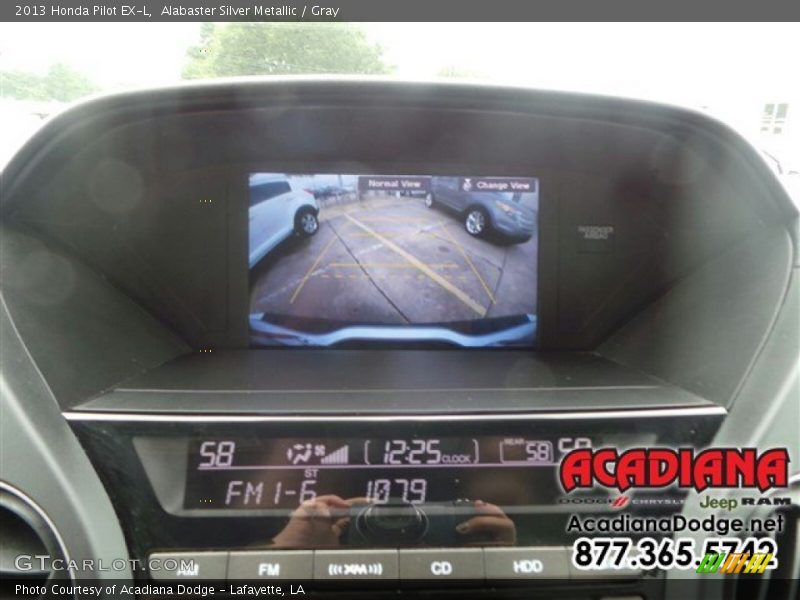 Alabaster Silver Metallic / Gray 2013 Honda Pilot EX-L