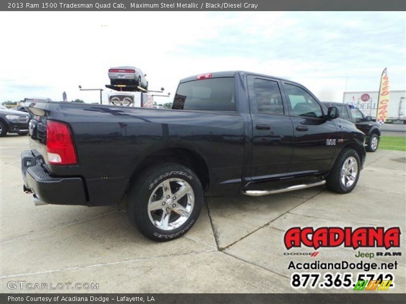 Maximum Steel Metallic / Black/Diesel Gray 2013 Ram 1500 Tradesman Quad Cab