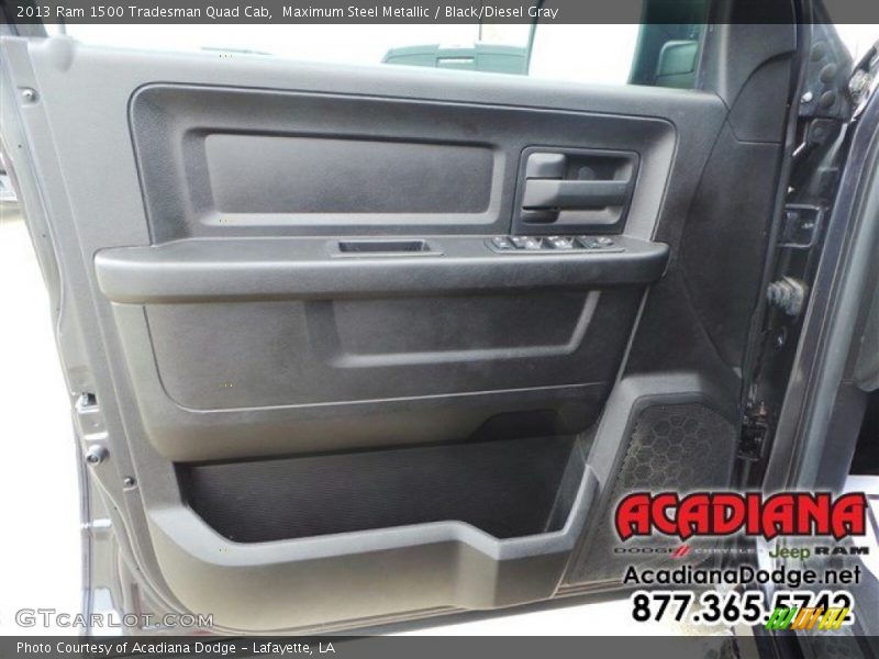 Maximum Steel Metallic / Black/Diesel Gray 2013 Ram 1500 Tradesman Quad Cab