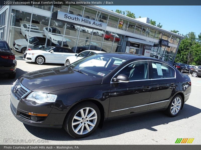 Mocha Anthracite Metallic / Black 2010 Volkswagen Passat Komfort Sedan