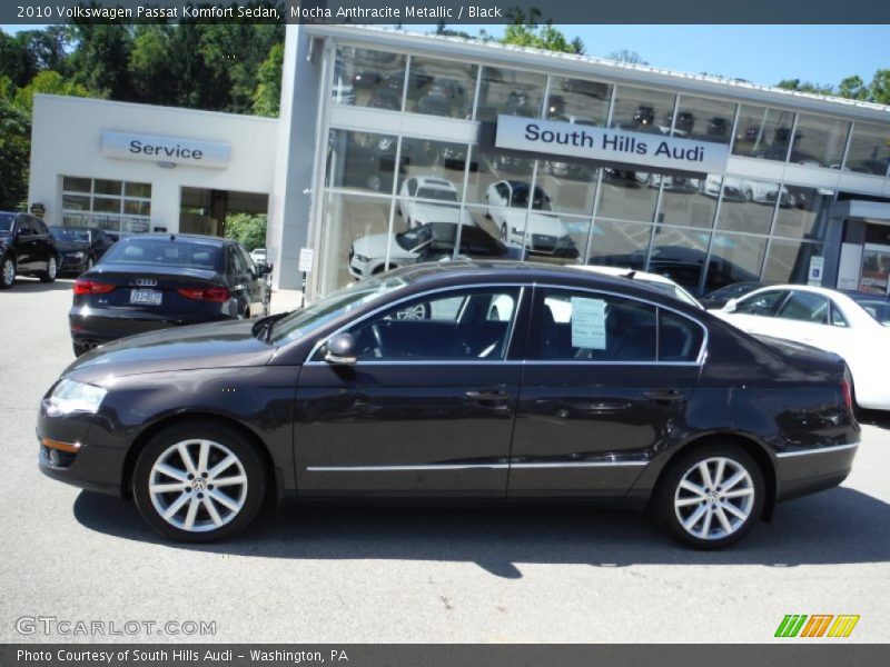 Mocha Anthracite Metallic / Black 2010 Volkswagen Passat Komfort Sedan