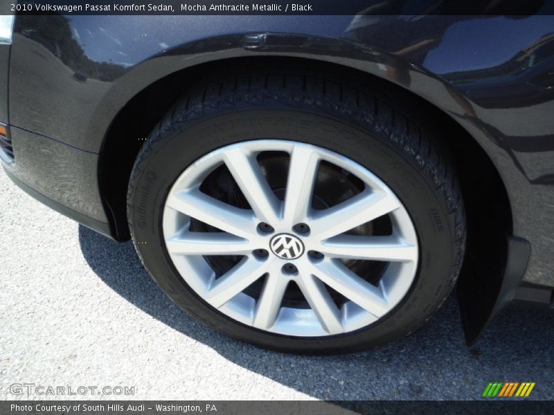 Mocha Anthracite Metallic / Black 2010 Volkswagen Passat Komfort Sedan