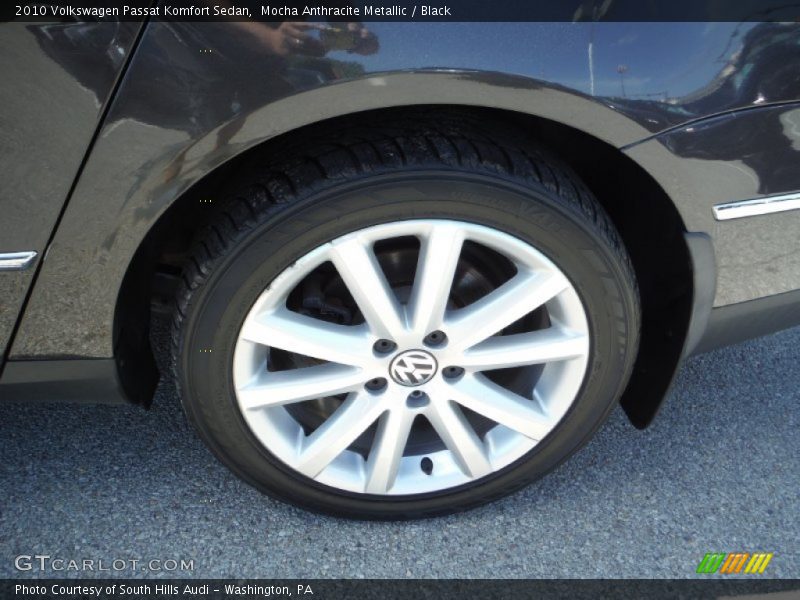 Mocha Anthracite Metallic / Black 2010 Volkswagen Passat Komfort Sedan
