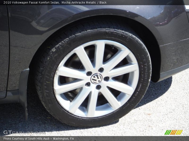 Mocha Anthracite Metallic / Black 2010 Volkswagen Passat Komfort Sedan