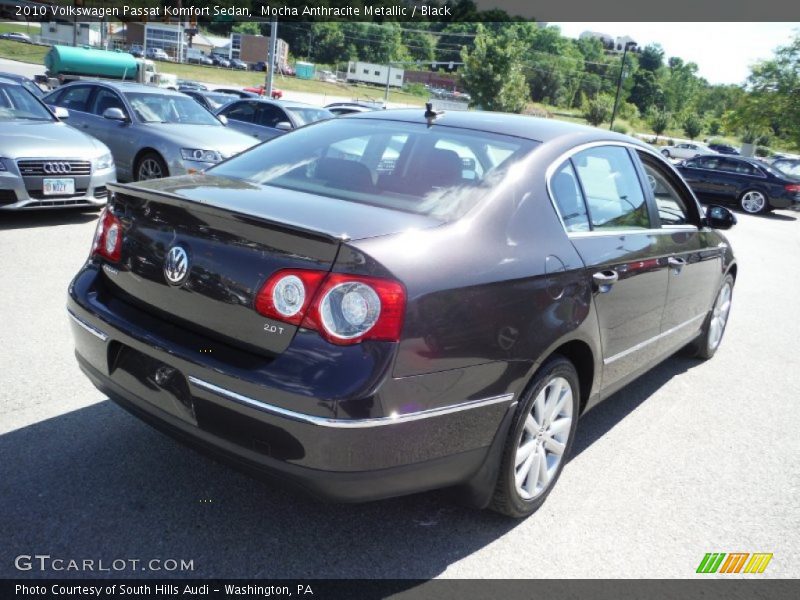 Mocha Anthracite Metallic / Black 2010 Volkswagen Passat Komfort Sedan