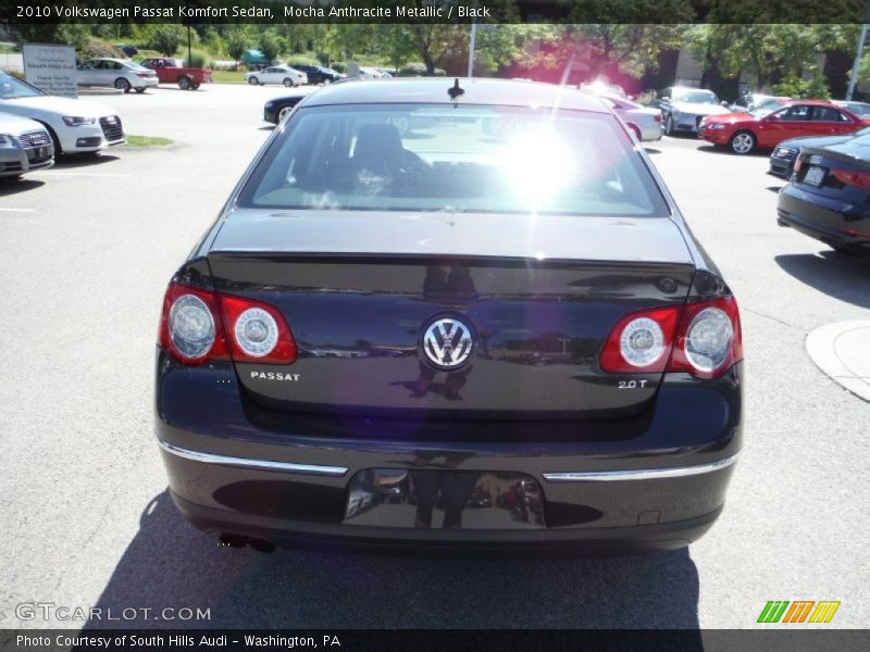 Mocha Anthracite Metallic / Black 2010 Volkswagen Passat Komfort Sedan