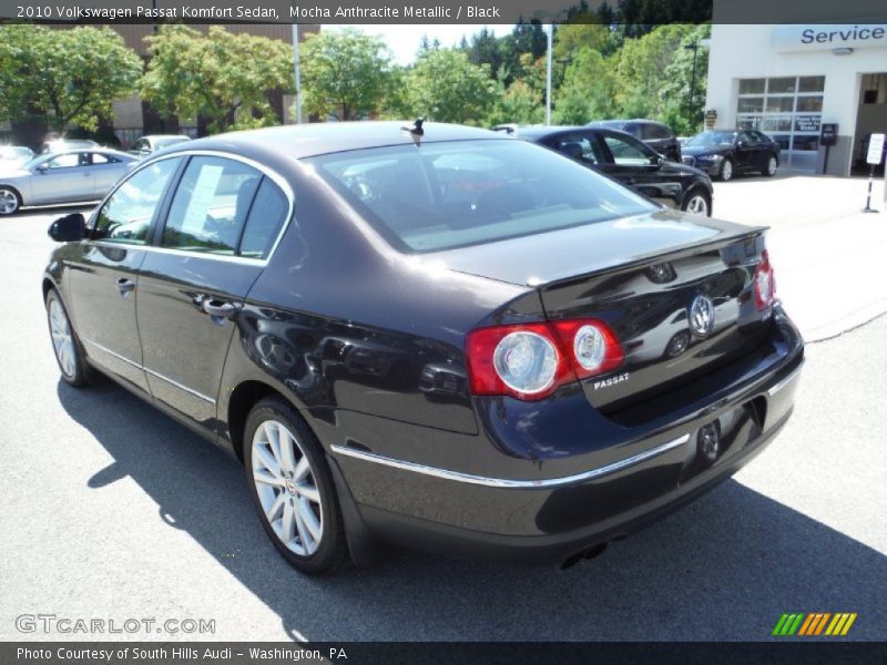 Mocha Anthracite Metallic / Black 2010 Volkswagen Passat Komfort Sedan