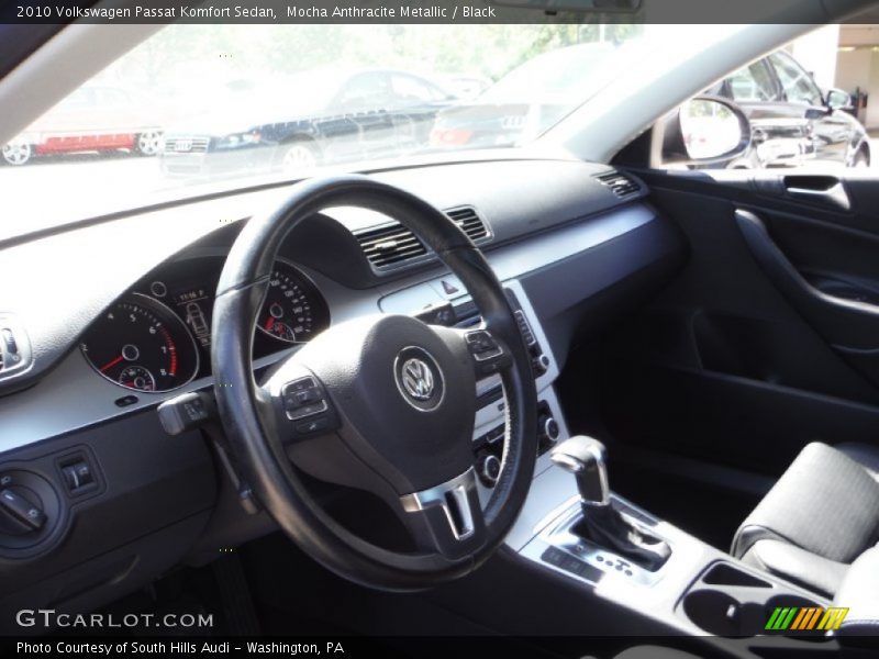 Mocha Anthracite Metallic / Black 2010 Volkswagen Passat Komfort Sedan