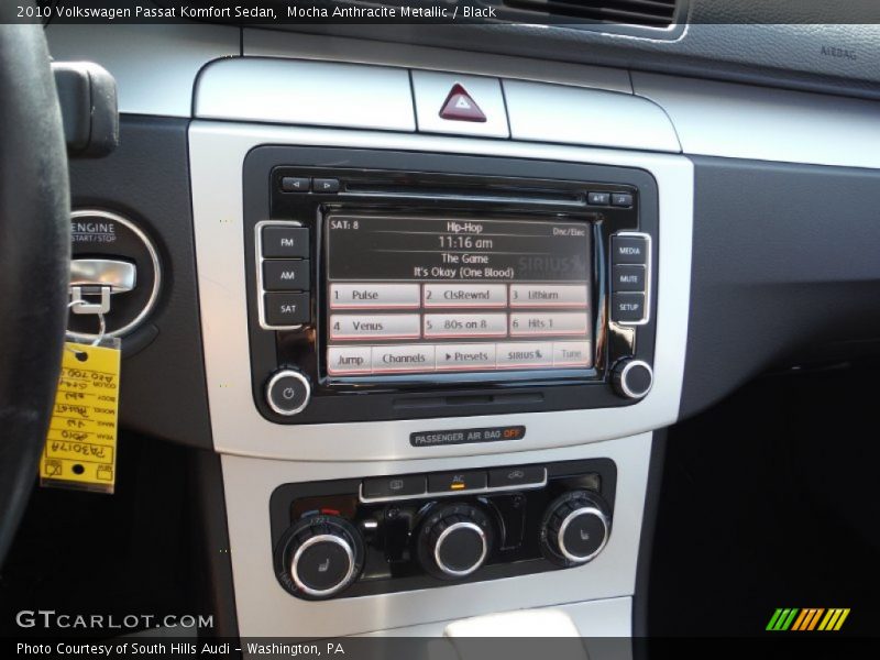 Mocha Anthracite Metallic / Black 2010 Volkswagen Passat Komfort Sedan